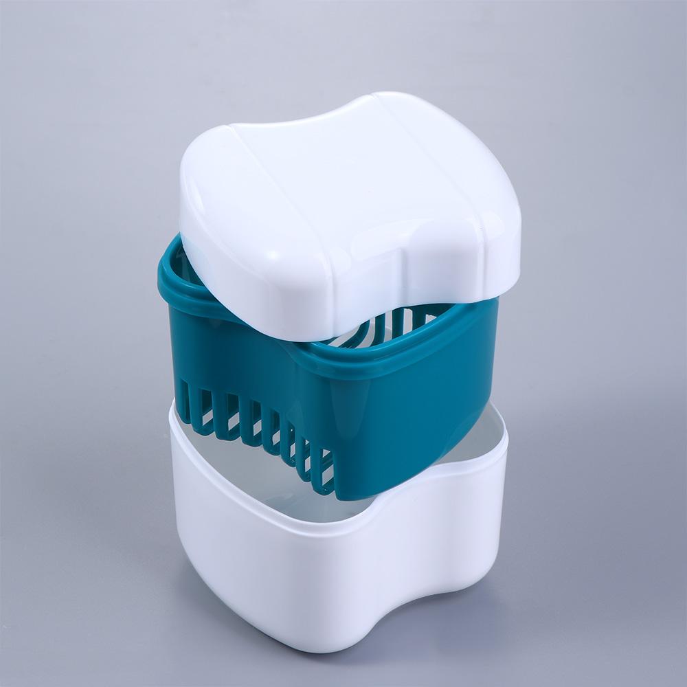 

Case Tooth Clean Organizer False Teeth Storage Box Denture Retainer Case Mouth Guard Container