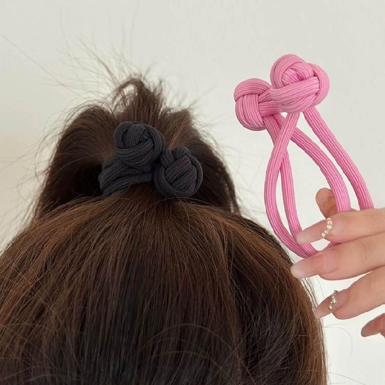Chinesische Knoten Weiche Elastische Haarbänder Bequeme Accessoires Haargummis Bunte Haarbänder Elastische Haargummis