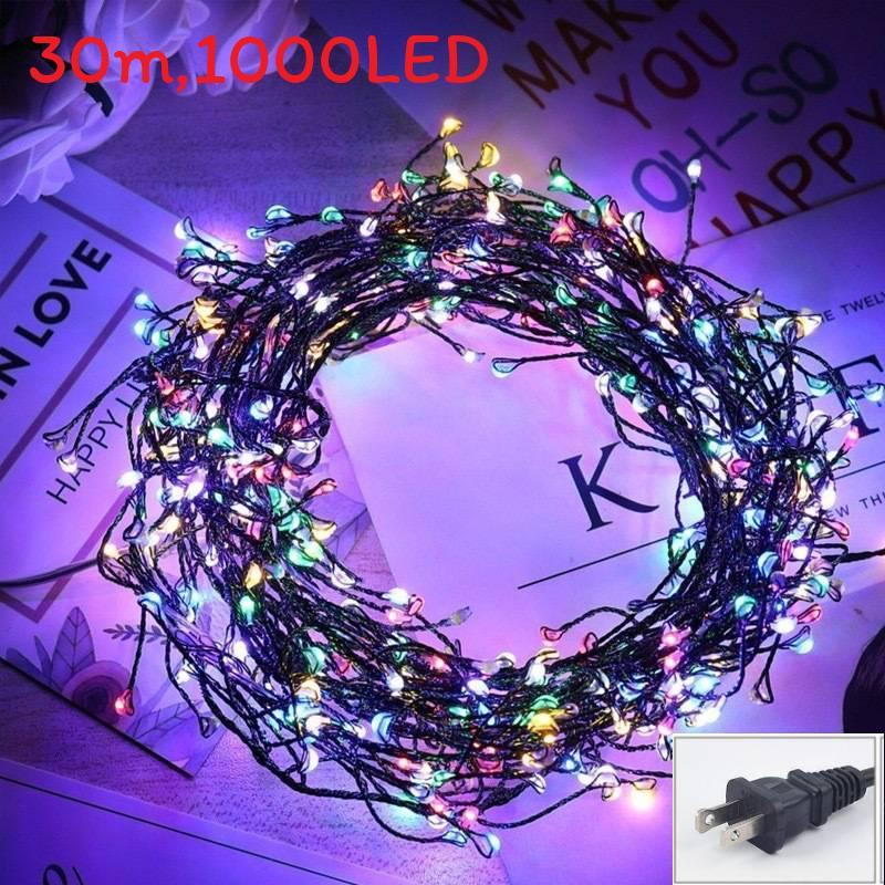 String Christmas Led Lights With Copper Wire For Indoor Outdoor Decor Holiday
