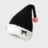 European and American Winter Warm Hat Women's Christmas Decoration Fleece Ear Protection Warm Hat Bow Thickened Christmas Hat