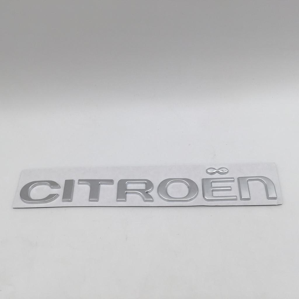 1pcs 3D metal for Citroen C4 C5 C6 Car letters Sticker Emblem Rear tail Trunk Badge Decal Styling auto accessories ait256