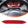 Red Soft Carbon Trument Lower Trim Sticker For BMW 6 Series E63 E64 2004-10