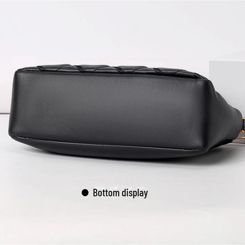 Women's Mini Messenger Bag: High-End Tassel Soft Leather for Middle-Aged Women