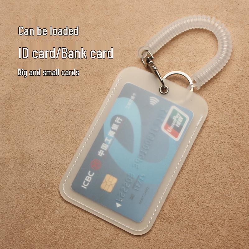 Transparenter tropfenförmiger Ausweishalter & Aufzugskartenhülle