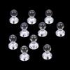 Mini Magnetic Invisible Badge Display Stand High Clear Acrylic Base For Badge Holder Accessories Desktop Storage