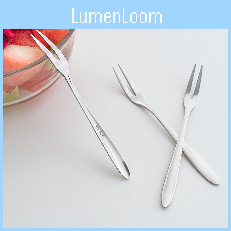 Stainless Steel West Tableware Fruit Forks Elegant Small Sized Snack Cake Dessert Utensils