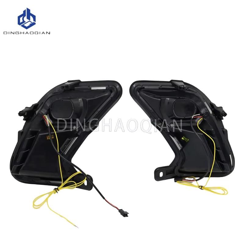 LED Daytime Running Lights For Toyota Grand Highlander  2024 2025 White DRL Yellow Turn Signal Light Headlights Car Accessories