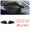 For Nissan Kicks 2025 2026 Car Rearview Side Mirror Cover Cap Sticker Exterior Door Rear View Case Trim Carbon Fiber Accessories