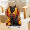 2D/Flat DIY Acrylic Table Top Diamond Painting Ornament Kits Diamond Painting Desktop Decorations for Home Office Desktop Decor
