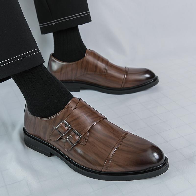 Fashion Brand New Men's Pointed Comfortable Business Banquet Oxford Shoes Fashion Spring Men's Breathable Casual Wedding Leather Shoes