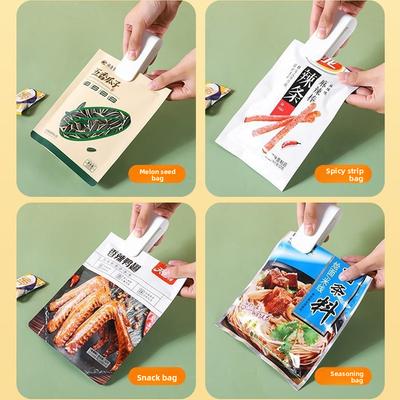 Portable Food-grade 2-in-1 Mini Plastic Bag Sealing Machine, Magnetic Suction Design, Strong Sealing, Keeps Kitchen Food Fresh