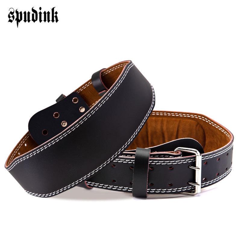 Cross-Border Leather Weightlifting Belt: Professional Back Support for Fitness, Squat, Deadlift, and Training