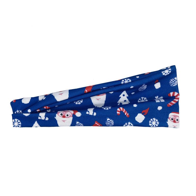 European & American Christmas Sweatband: Fitness, Yoga, Running Sports Headband