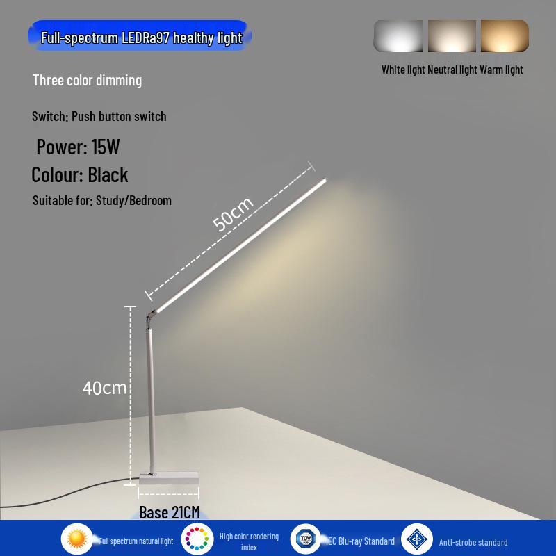 Smart LED Desk Lamp for Kids - Eye Protection, Student Reading & Writing Light