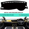 For Volkswagen VW POLO MK6 2018    Center Console Protector Carpet Dash Mat Car Inner Dashboard Cover