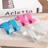 Z-shaped Door Back Hook Nail Free Door Back Coat and Hat Hook Bag Hanger S Hook Color Seamless Hook 2 Sets