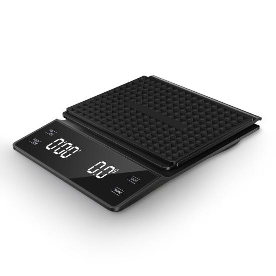 Mini Coffee Scale with Timer 0.1G/3Kg 3 Units High Precision LCD Display