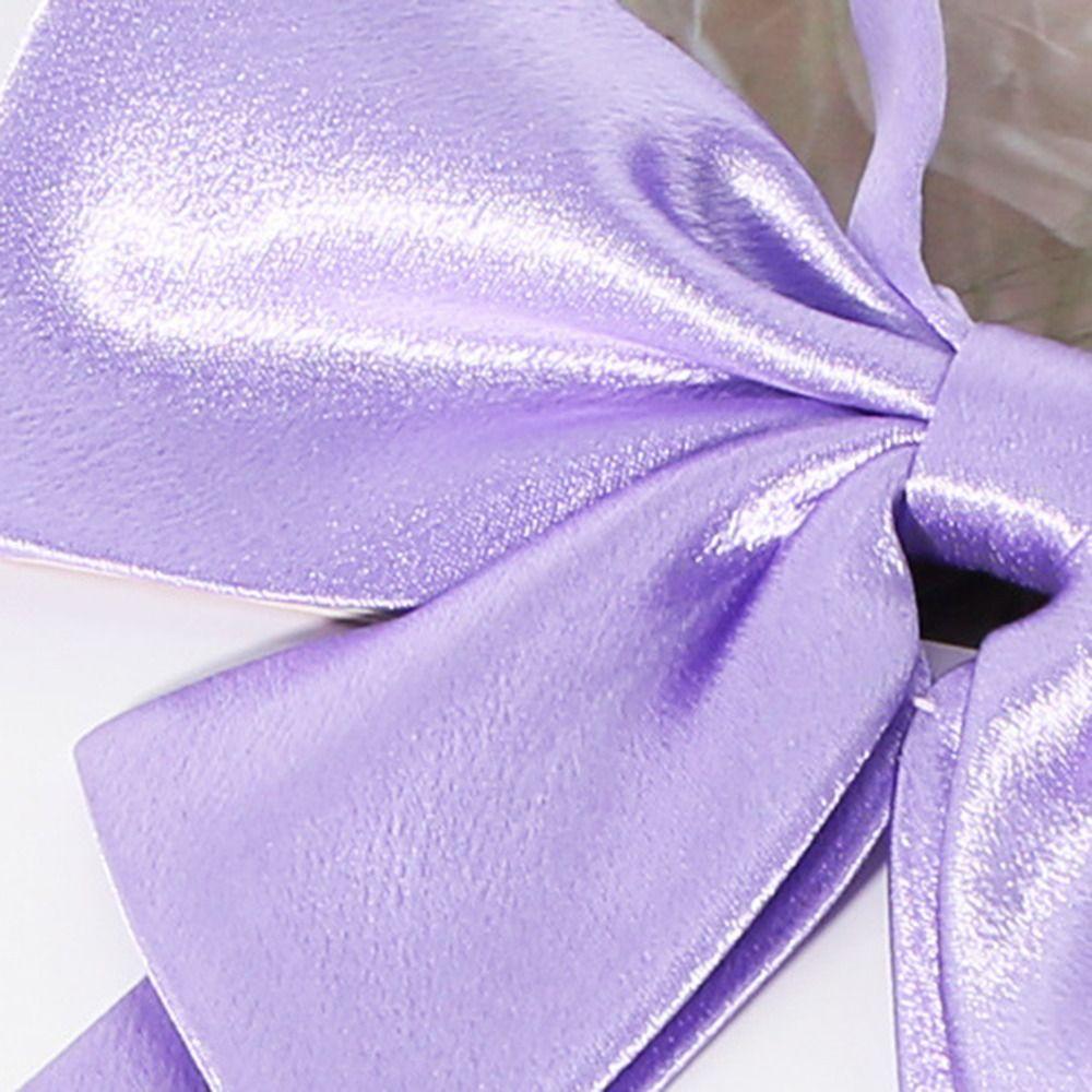 Solid Color JK Ties Fashion Oversized Swallowtail Bowknot  For Women College Girls