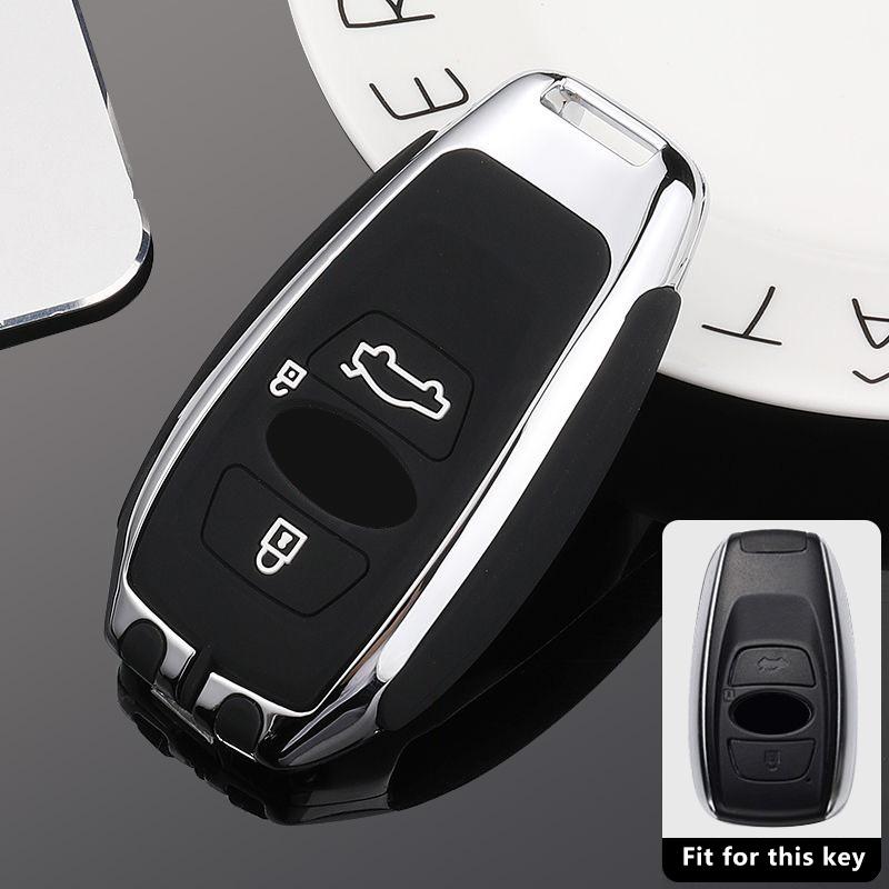 Zinc Alloy Car Key Case For Subaru Gr86 Crosstrek Forester Sk Brz Sti Xv Sv Outback Ascent Wrx Impreza Keychain Cover Shell Fob