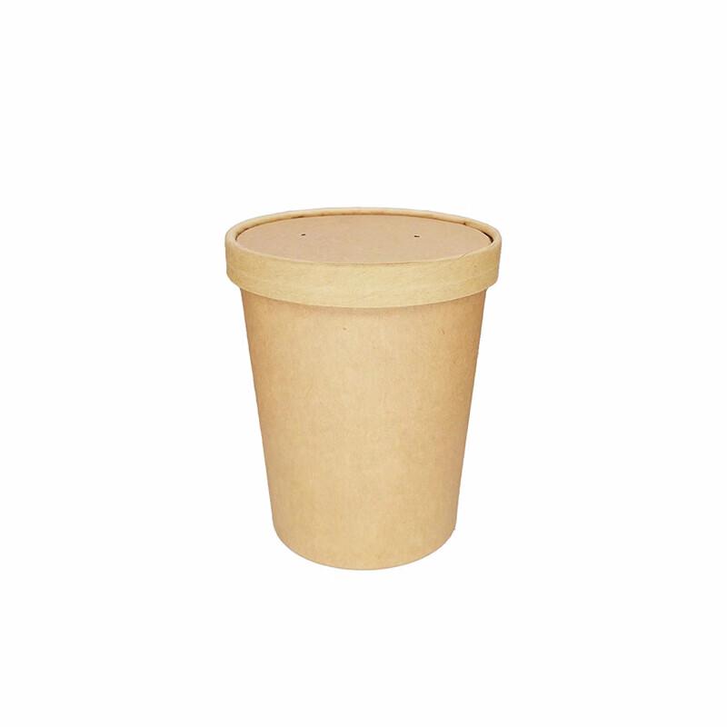 

Disposable Kraft Paper Food Containers with Lids