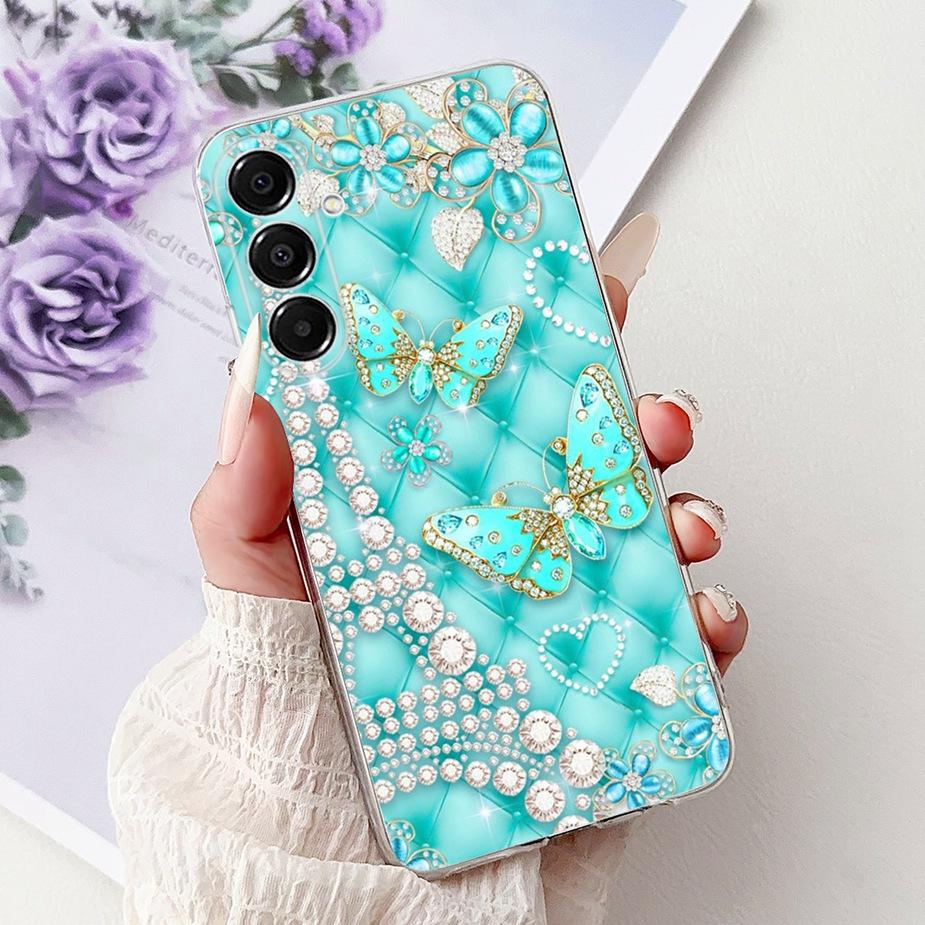For Samsung Galaxy A17 5G Case SM-A176B Cute Cat Painted Cover 6.7'' Soft Silicone Case For Samsung A17 A 17 GalaxyA17 5G Fundas