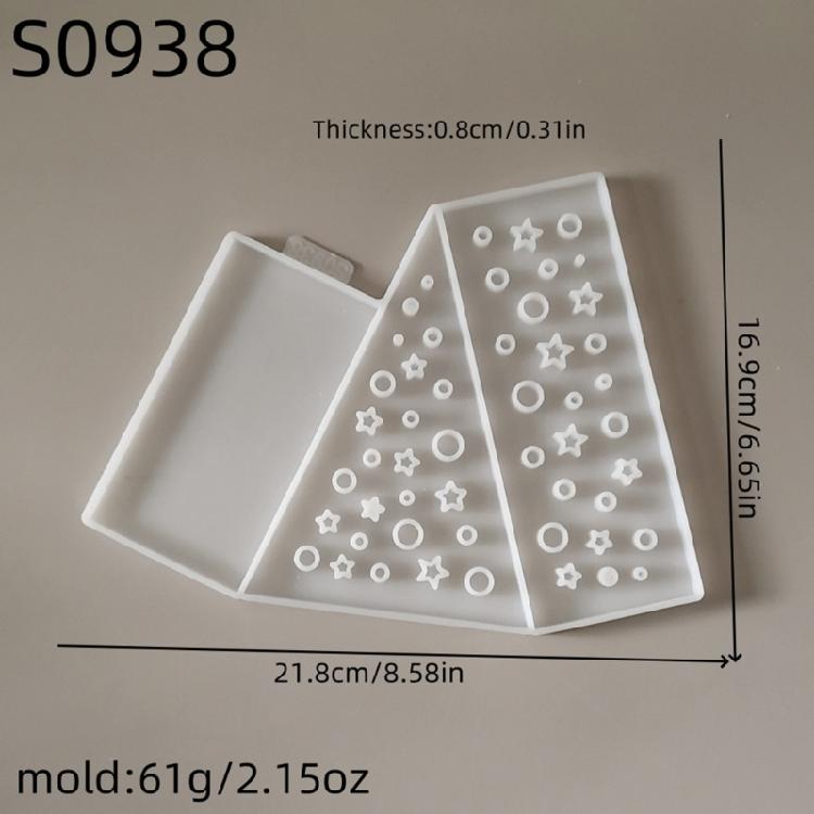Easy Release Flexible Silicone Mould Featuring Star Designs Suitable Accessory for Various Materials and Daily Uses