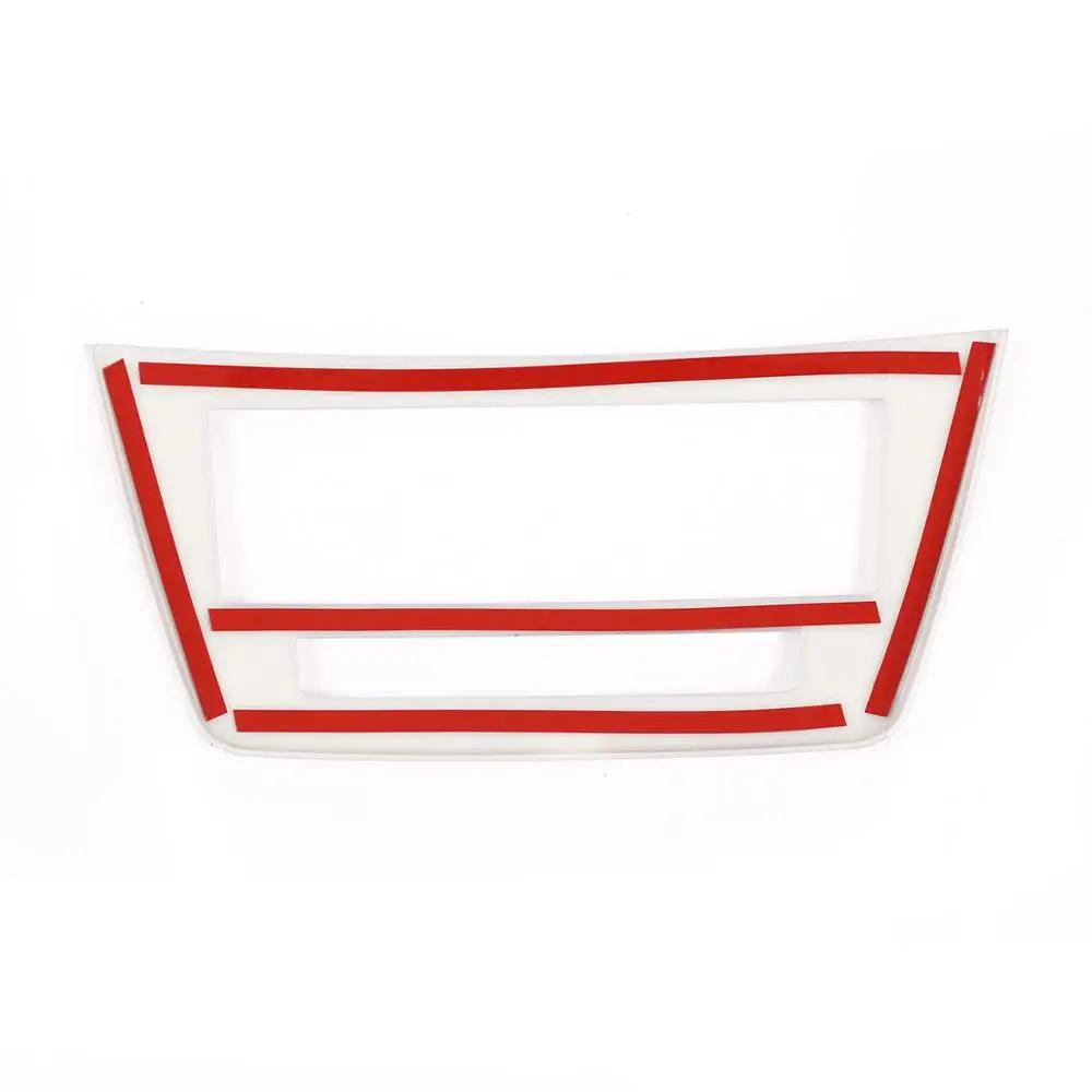 For Mercedes Benz C Class W204 2010-2014 ABS Interior Car Center Console CD Panel Decoration Frame Trim Sticker Accessories