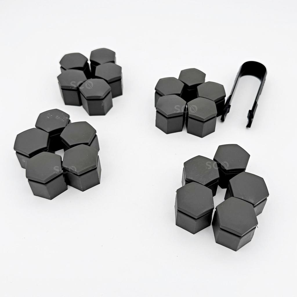 Radschraubenabdeckung für für Astra J für Astra K 20 Stück 19x24mm Graue Farbe Radschraubenkappe für Insignia B für Mokka 13450275; 1008035