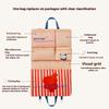 Hanging Travel Packing Organizers, Clothes Storage Bag with Handles, Luggage Suitcase Organizer, Wash Bag for Travel Accessories