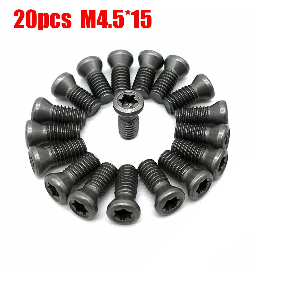 20 Pack Torx Screws M2 M2 5 For M3 For M3 5 M5 for Replacing Carbide Blades in CNC Lathe Tools Suitable for Tool Holders