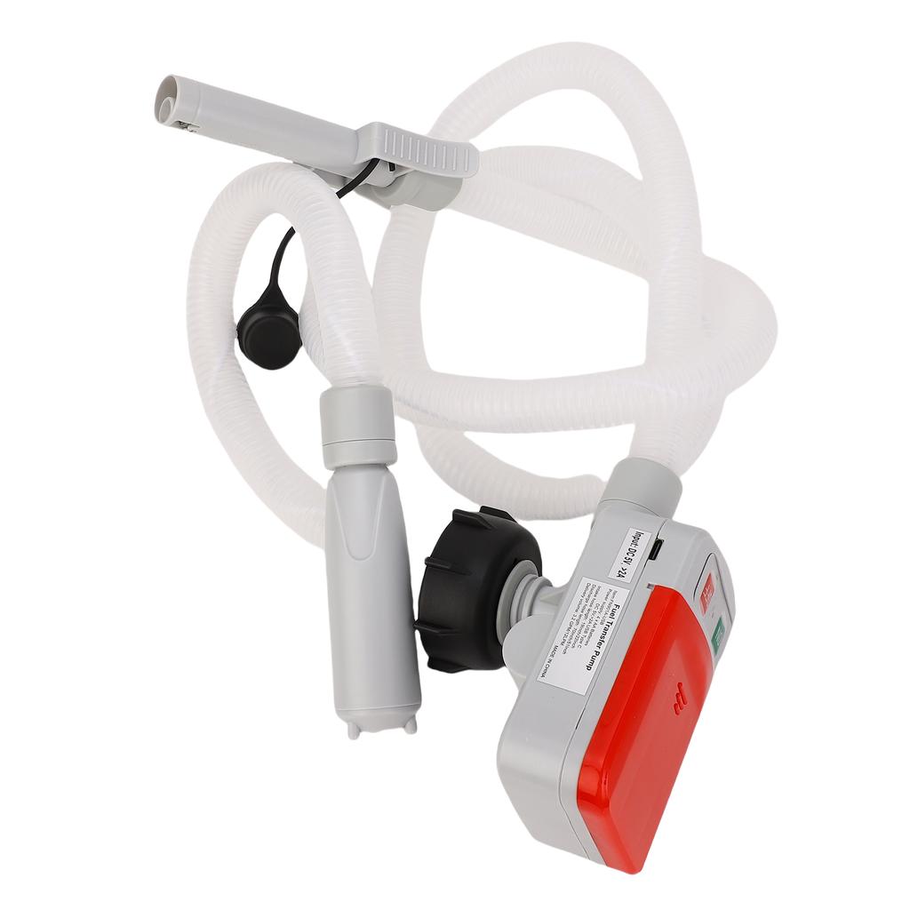 Fuel Transfer Pump 3.2GPM Battery and USB Type C Powered Automatic Stop Liquid Fuel Transfer Pump with 51in Discharge