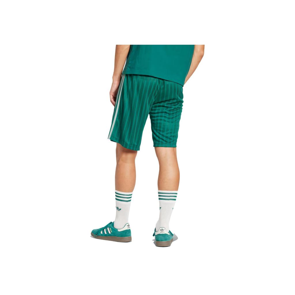 Adidas Originals Adicolor Comfortable Soft Versatile Striped Casual Shorts Men Shorts Academy-Green JP1031