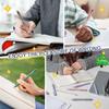Linbsunne Gel Pens Black Ink Pens for Office 0.5mm Fine Point Pens Smooth Writing Retractable Work Pen (12-count)
