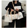 Women's five-piece mother-in-law bag set, fashionable bone pattern shoulder crossbody handbag for women