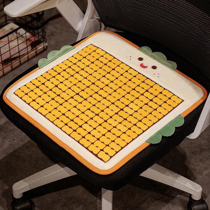 Cartoon Office Seat Cushion for Long Sitting - Universal, Thick, and Cute for All Seasons