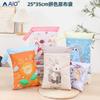 TEMU Waterproof Storage Bag - 25*35 Double Pocket for Dry/Wet Separation, Ideal for Mother and Baby.