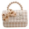 Trendy Mini Handbag For Kids Stylish Cotton And Linen Shoulder Bag For Girls