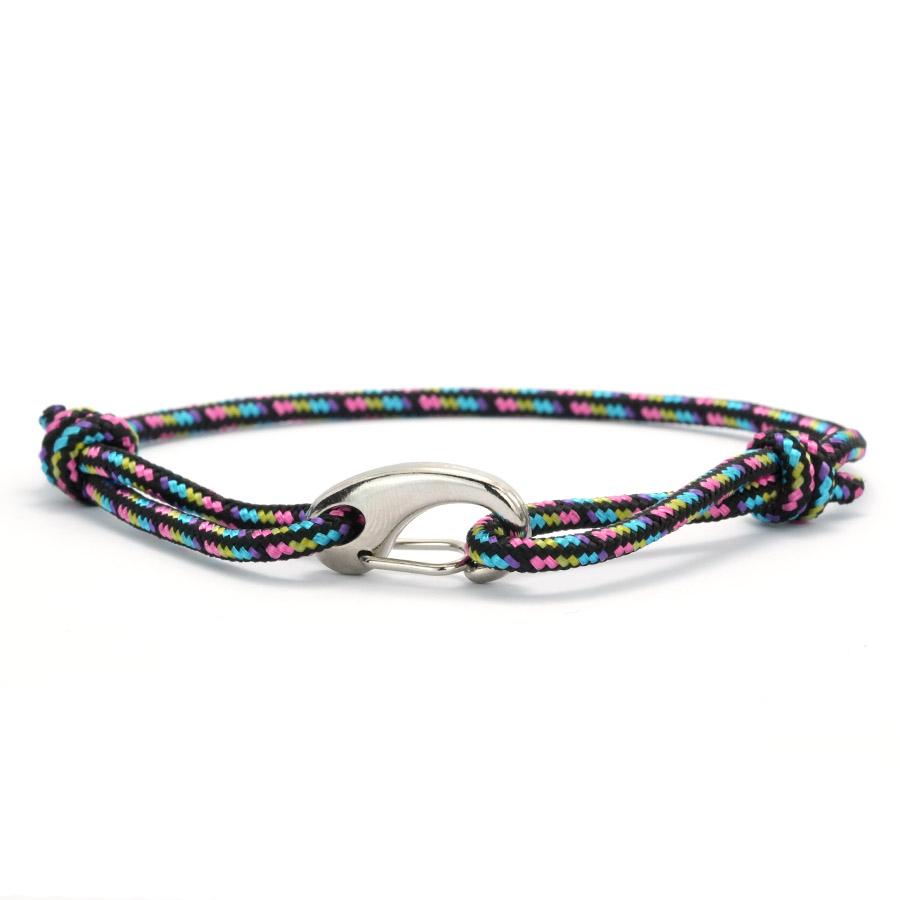 Stylish Rope Bracelet Men 8 Colors Hiking Paracord Braslet Adjustable Outdoor Motorcycle Cool Riding Hand Accessories Gift Joias