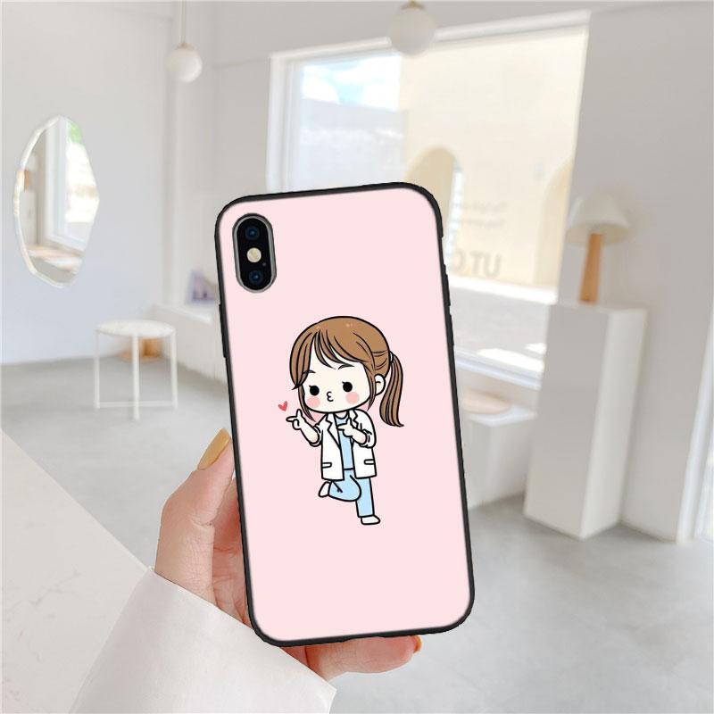 PP50 Nurse Doctor Stethoscope Soft Shell Phone Case for Xiaomi Xiaomi Poco M4 M5 M6 M7 X3 X6 X7 F8 Ultra Pro GT NFC