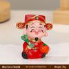 Resin Car Decoration: God of Wealth Ornament for Home & Cake
