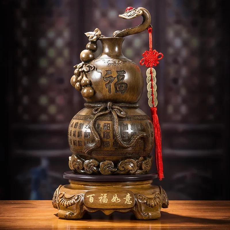 Ruyi Gourd Lucky Town House Home Living Room Tv Wine Cabinet Decor Housewarming Gifts