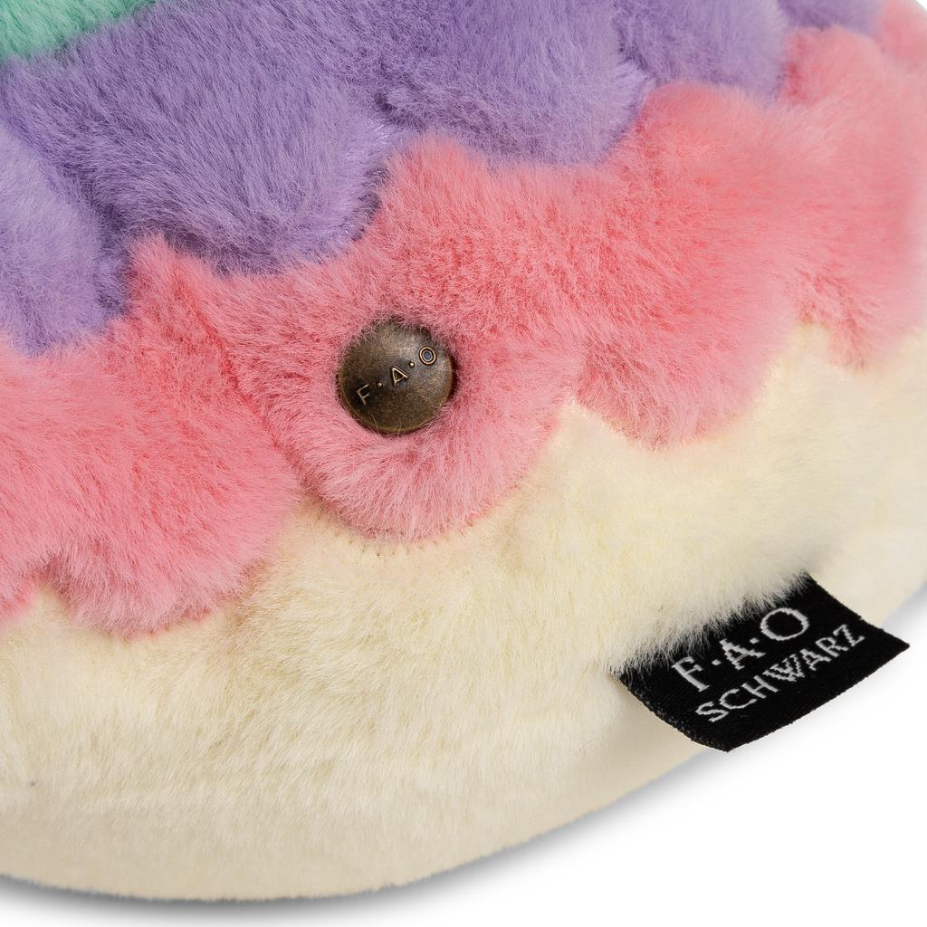 [toytron] FAO Schwarz Sparkling Rainbow Singing Meow-maid Plush Toy 30cm