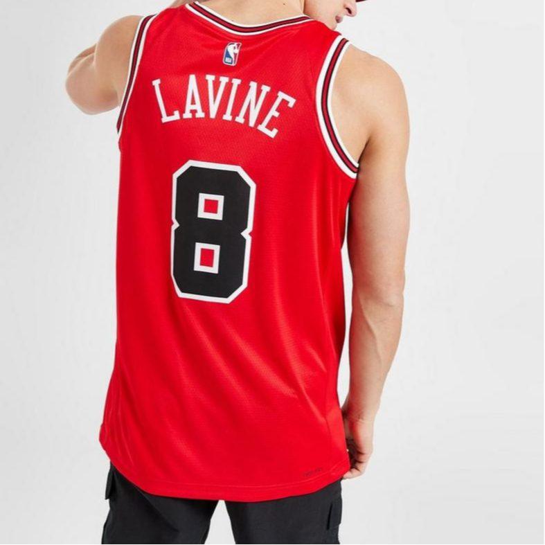 Nike Camiseta de Baloncesto Chicago Bulls para Hombre Roja DN2000-657