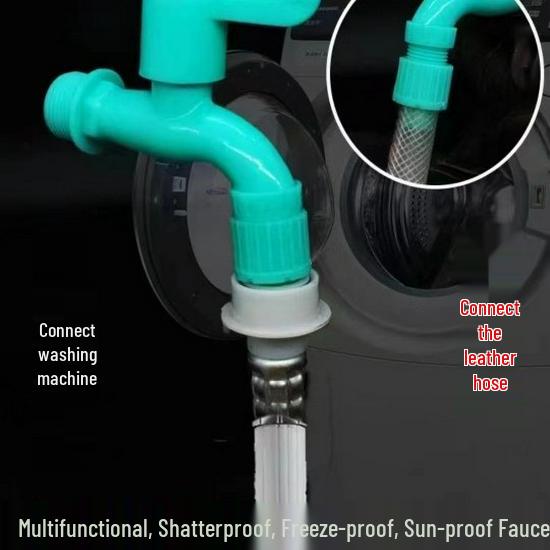 Durable Multi-Purpose Antifreeze Faucet - 4-Point Quick-Connect, Corrosion & Weather-Resistant Yes
