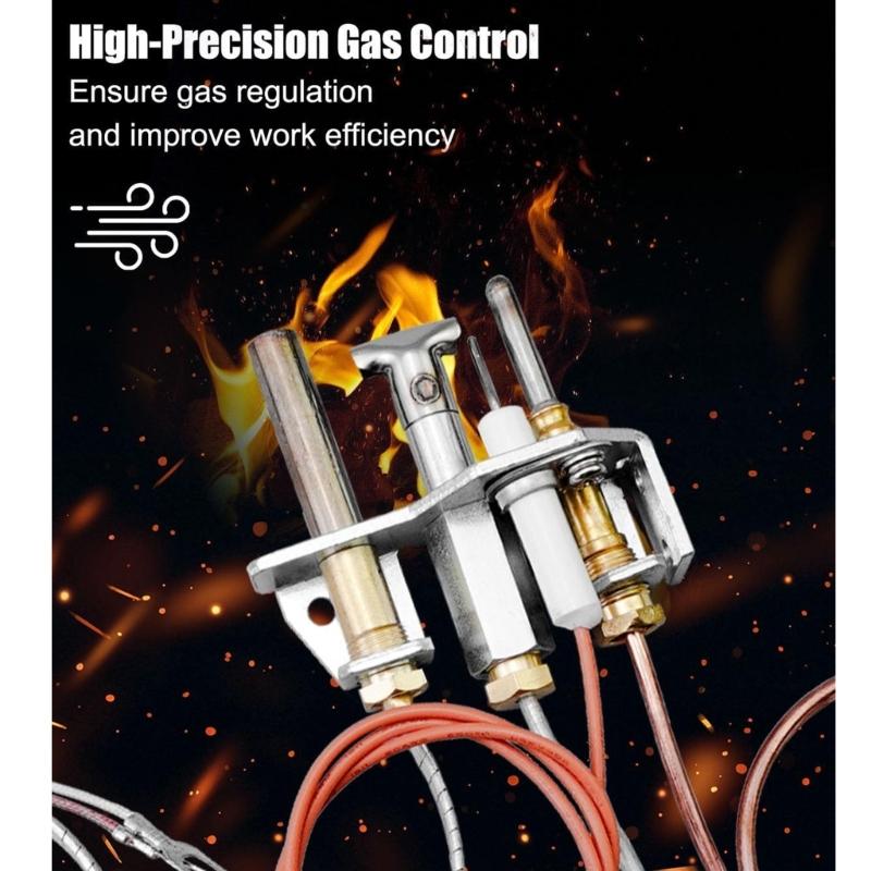 Temperature Resistant Gas Gas Fireplaces Ignition Set with Thermopile Thermocouple Suitable for 25122 25730