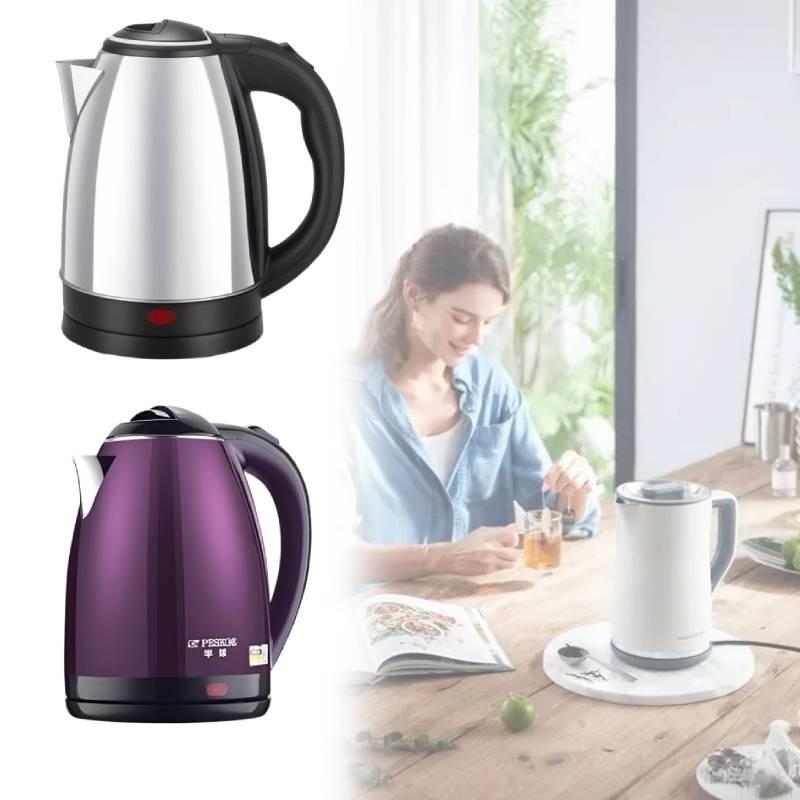 Tainless Steel Electric Kettle Rapid Heating Inner Markings Supplies Kitchen
