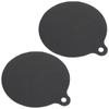 2 Pcs Induction Cooker Silicone Mat Pad Countertop Wear-resistant Heat-resistant Cooking Cooktop Microwave Clean