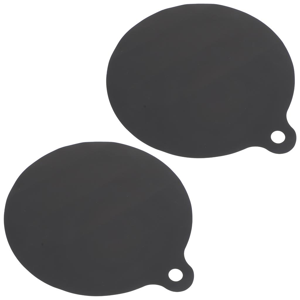 2 Pcs Induction Cooker Silicone Mat Pad Countertop Wear-resistant Heat-resistant Cooking Cooktop Microwave Clean
