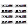 BMW Competition Series ABS Tricolor M Mark X2M X3M X4M X5M X6M X7M 7M Sticker Thunder Edition Car Trunk Badge Emblem 5-Pack fsdf08