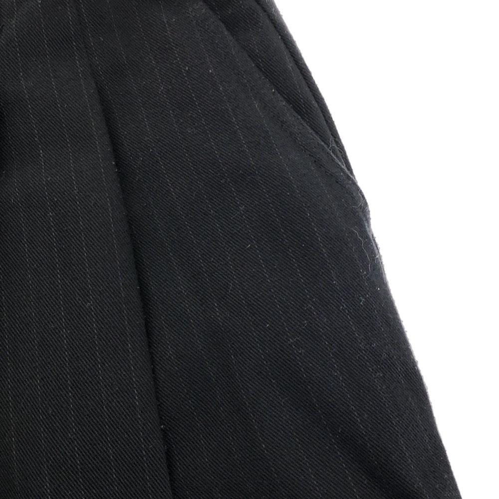 THE SHINZONE vyrobeno v Japonsku Pinstripe tack Široké kalhoty 34 černá Pánské Použité